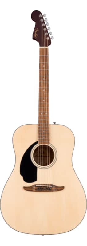 Fender California Standard Redondo Left-Handed, Spruce Top, Black guard, Natural image 1