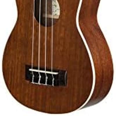 Kala KA-S Satin Mahogany Soprano Ukulele w/ Hard Case image 4