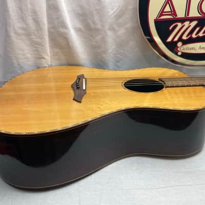Petros Guitars High Cliff Rose Acoustic Guitar with Case image 7