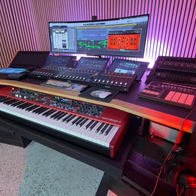 Custom Recording Studio Desk - Acousta Producer 2026 - Black Matte image 3