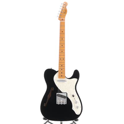 Fender Certified Pre-Owned Vintera II '60s Telecaster Thinline, Maple Fingerboard, Black (G7) (16414) image 5