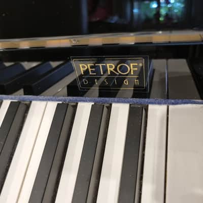Petrof Fibich 119-II Upright Piano 1999 - Black High Gloss Finish image 3