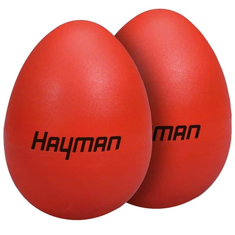 Hayman Egg Shaker Pair Musical Percussion Instrument Red image 1
