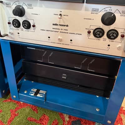 Pair Audio Research D-79c stereo tube amplifiers image 9