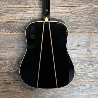 Used Martin D-35 Johnny Cash Signature Acoustic Guitar - Black w/OHSC image 5