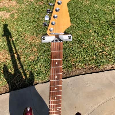 Warmoth Strat  Trans Red Burst image 8