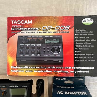 TASCAM DP-006 6-Track Digital Pocketstudio Recorder 2013 - Present - Black image 3
