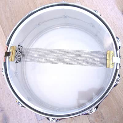 14" x 6.5" Premier 10-Lug Steel Beaded Shell Snare Drum - Vintage image 10