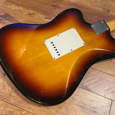 1996-1997 Squier Vista Jagmaster 3-Tone Sunburst w/ Fralin Pickups image 7