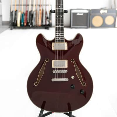 2022 D'Angelico Excel DC Tour Collection in Solid Wine image 1