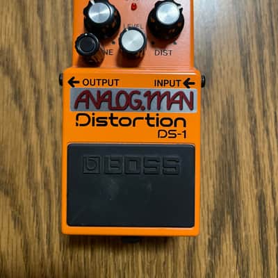Boss DS1 with Analogman Pro/Midrange knob mods 2020 - Orange image 2