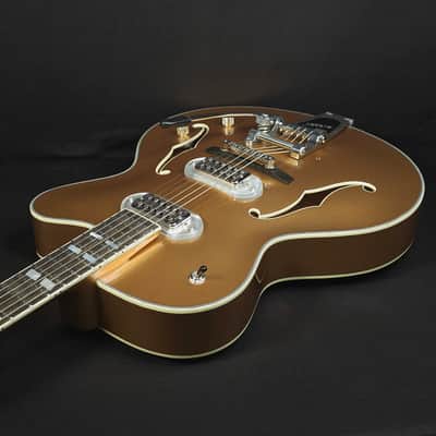 Eastman T58-GD Archtop w/Bigsby and GigBag Gold image 14