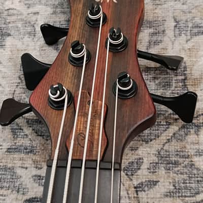 Mayones Patriot MR 5 Fretless - antique brown image 10
