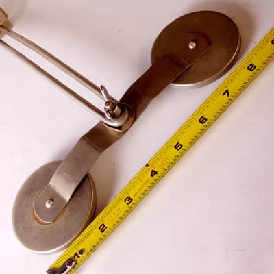 MIJ Nickel Bass Drum Muffler Clamp-On External Dual-Tone Control Japan Vintage60 image 2
