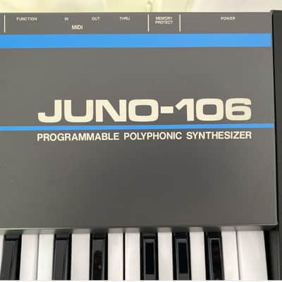 Roland Juno 106s 61-Key Programmable Polyphonic Synthesizer 1984 - 1991 - Black image 1