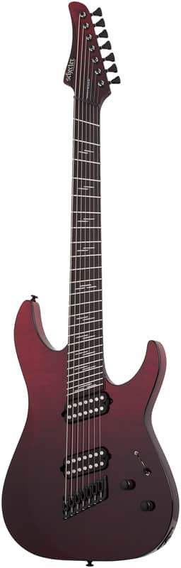 Schecter Reaper-7 Elite Multiscale Blood Burst image 1