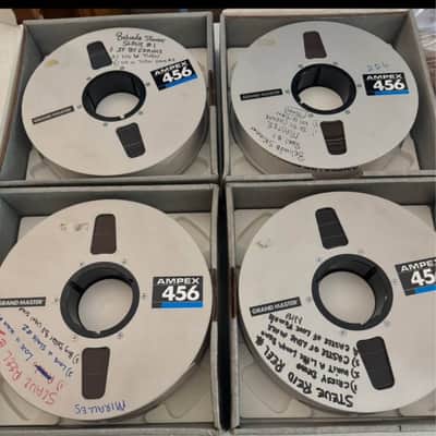 100 Reels of 2” Master Tape - Ampex 456, Ampex 499, 3M 996 image 1