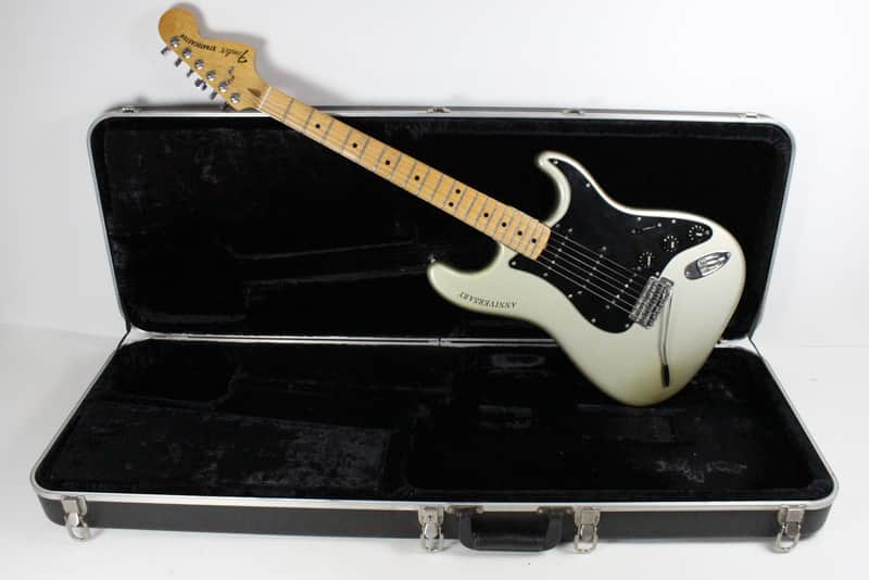 1979 Vintage Fender Stratocaster 25th Anniversary Silver Metallic ~Collector Grade~ +OHSC USA Strat 1970s image 1
