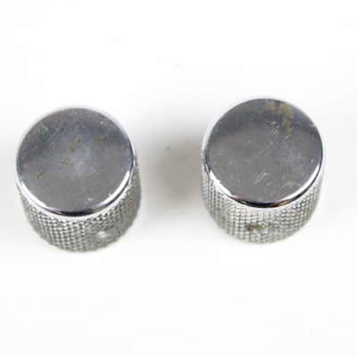 1970's Vintage Fender Telecaster Precision Jazz Bass Chrome KNOBS 1971-1977