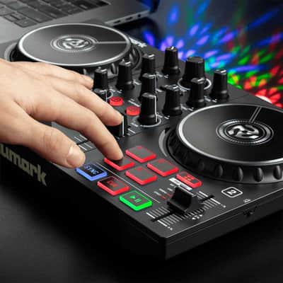 Numark PARTYMIX2 Contrôleur 2 voies avec système Light intégré, streaming image 8