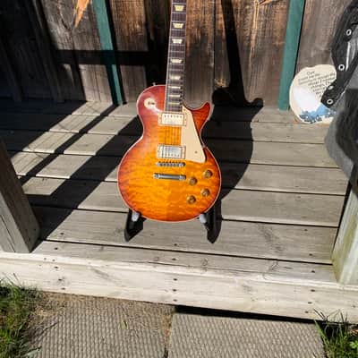 Gibson R8 yamano Les Paul insane Custom shop quilt top spectacular guitar  1990’s Burst Near mint! image 1