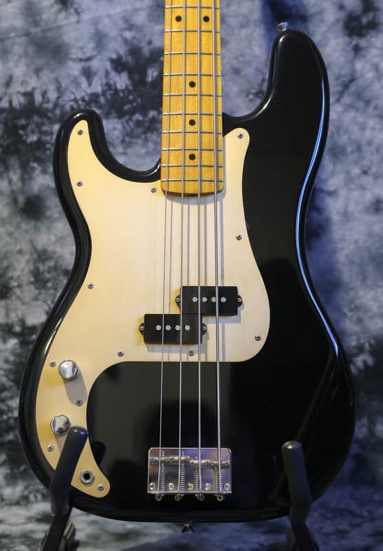 Fender Precision Bass 57 Reissue Japan alder body 1993 left handed 1957 RI MIJ lefty image 1