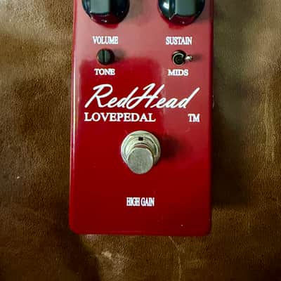 SUPER RARE MIB Lovepedal RedHead V2 ⚡️HIGH GAIN ⚡️2010 - Red - Limited Edition - Original Owner image 2
