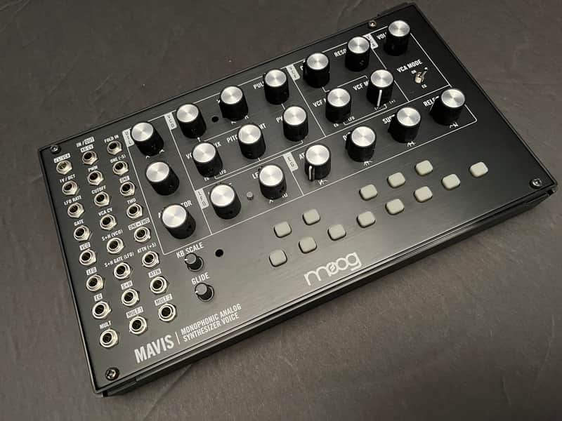 20-Piece Moog-Inspired Aftermarket Mavis Knob Kit New Production - Black/Aluminum image 1