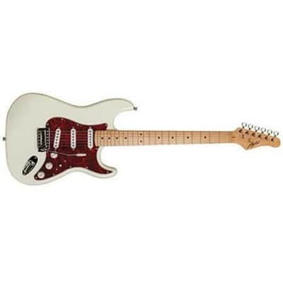 Austin AST100CR Classic Double Cutaway Electric Guitar – Cream – Brand New image 11