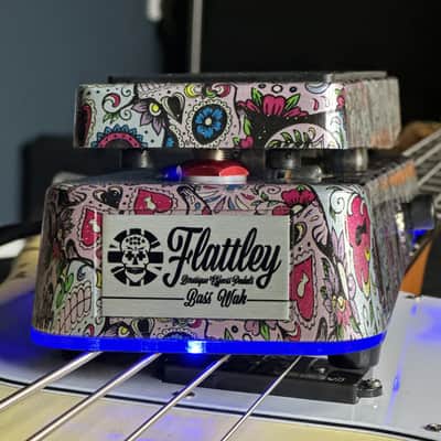 Flattley Guitar Pedals The Flattley Bass Wah - Sugar Skulls image 3