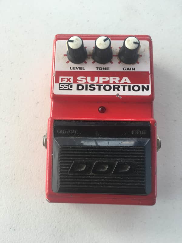 DOD Digitech FX55C Supra Distortion Rare Vintage Guitar Effect Pedal image 1