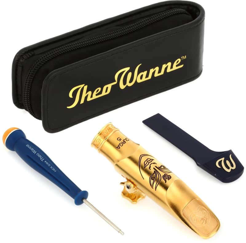 Theo Wanne DU5-TG8 Durga 5 Tenor Saxophone Mouthpiece - 8 Gold-plated image 1