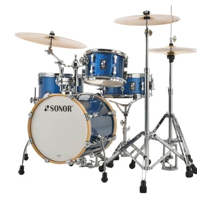 Sonor AQX Jungle Set - Blue Ocean Sparkle (AQX-JUNGLEWMBOS) image 2