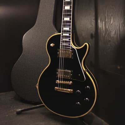 Orville by Gibson LPC-57B Les Paul Custom Black Beauty (1993) MIJ Fujigen – Ebony, Japan Vintage image 11