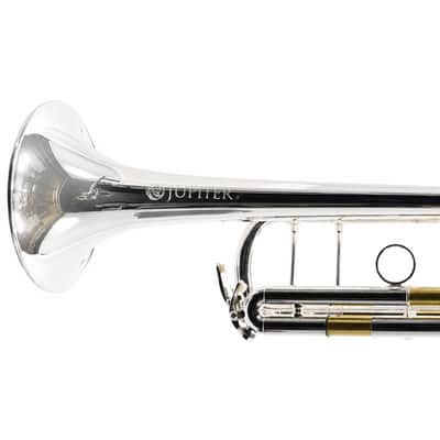 Jupiter JTR1150SQ Intermediate Bb Trumpet in Silver Plate SN EA06771 image 6