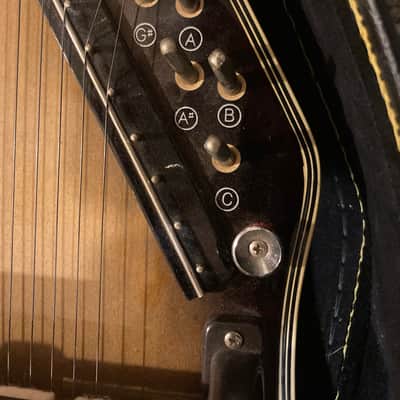 Vintage Harmony Autoharp 1970s Sunburst image 5