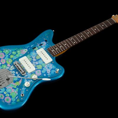 Fender MIJ Traditional 60's Jazzmaster Blue Flower image 8