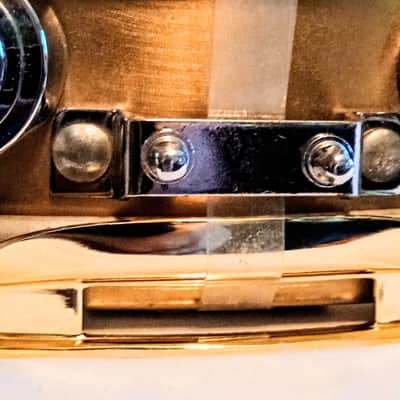 DW PRE COLLECTOR RAW BRASS SNARE DRUM 82-90-FREE SHIP TO C-USA! image 4
