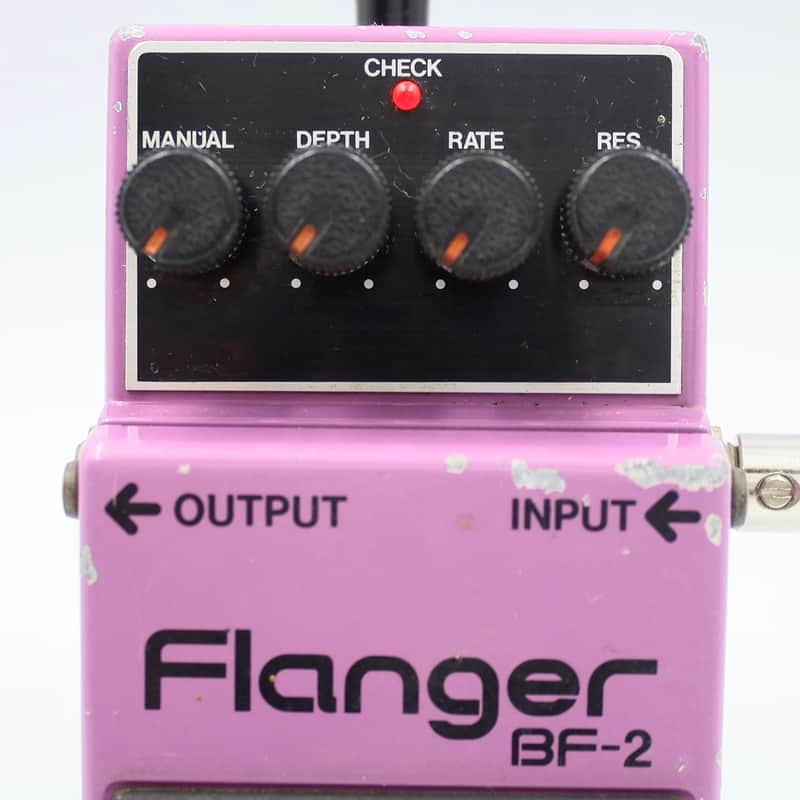 Boss BF-2 Flanger 1982 Made In Japan Black Label ACA Vintage
