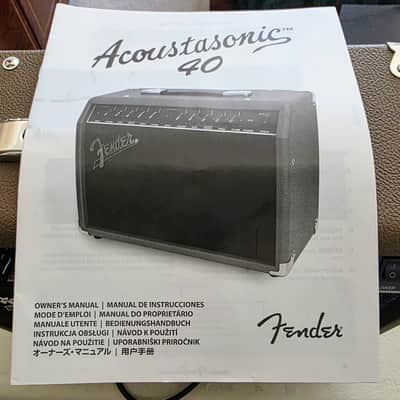 Fender Acoustasonic 40 Watt 2023 - Brown Tolex Covered image 9