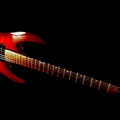 LAG ROCKLINE "Snake" 1990 Snakeskin. Handmade in France. Superstrat. Cool & Unique. image 4