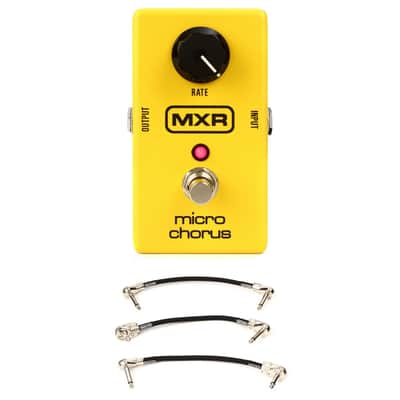MXR M148 Micro Chorus Pedal with 3 Patch Cables image 1