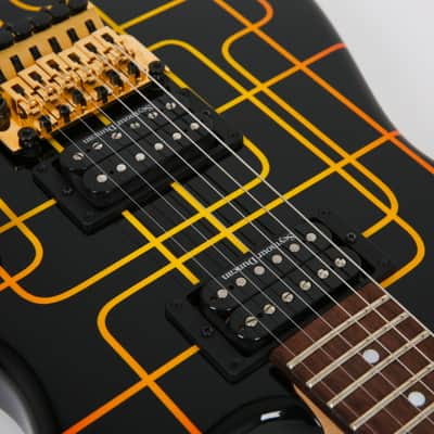 Charvel USA Custom San Dimas Schematic Graphic Unique Design Electric Guitar image 20