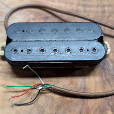 Ibanez Prestige V87 V77 7 String Electric Guitar Pickup Set Black Humbuckers Japan Bridge & Neck RG7421 image 3