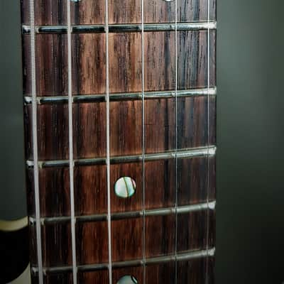 Manuel Ali Guitars Custom Thinline Relic 2020 relic black image 6
