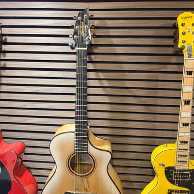 Breedlove Limited Edition Pursuit Exotic S Concert CE 2023 - White Sand image 5