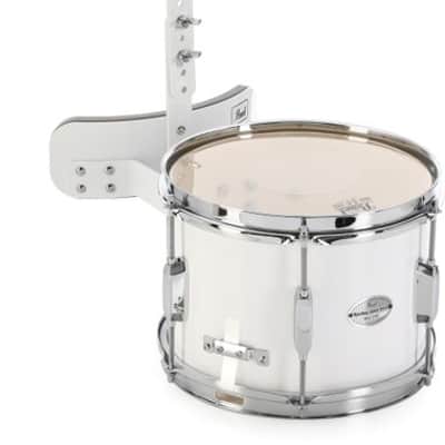 Pearl Jr. Marching Series Snare Drum - 10 inches x 7 inches Pure White image 2