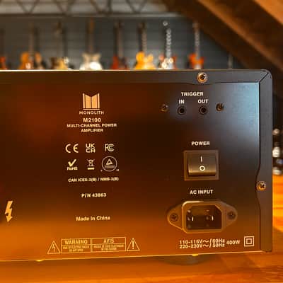 Monoprice Monolith  M2100 Multi-Channel Power Amp image 5