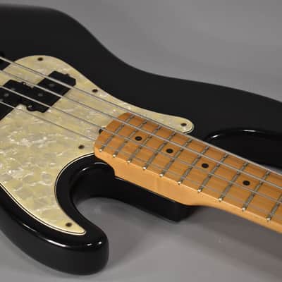 1997 Fender American Deluxe Precision Bass Black Finish w/OHSC image 8