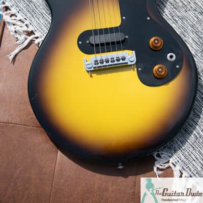 1980's Burny Rock N Roll Version - Melody Maker Clone - Vintage Sunburst - Made in Japan - Pro Set Up w Perfect Frets/Action/Intonation - Demo Video image 9